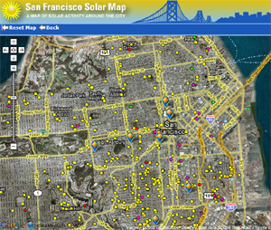 San Francisco Solar Map.